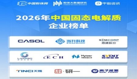 2026年中國(guó)固態(tài)電解質(zhì)企業(yè)榜單
