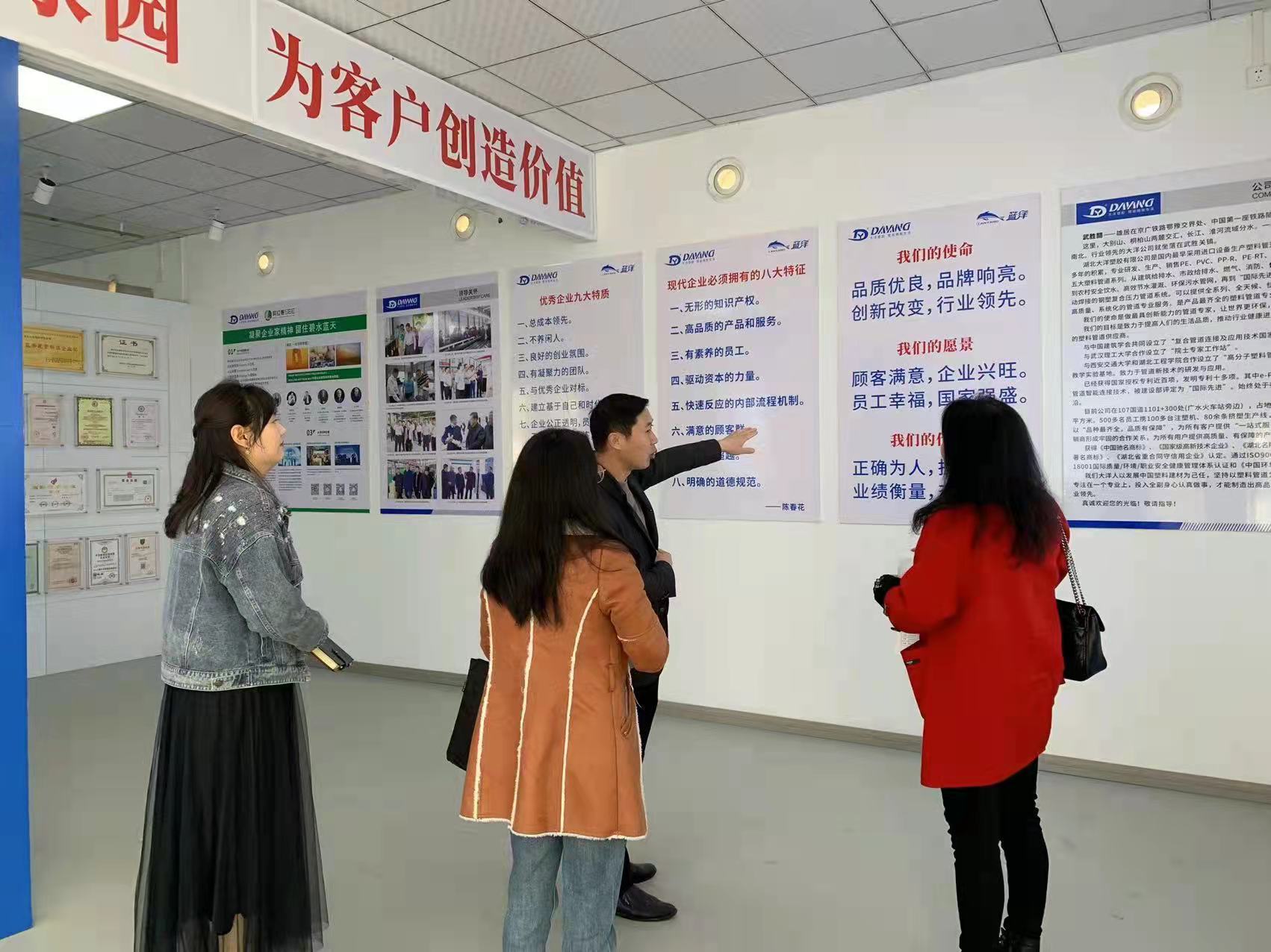 隨州市人社局杜鴻雁科長到大洋塑膠公司調(diào)研.jpg